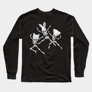 Dancing skeleton cuties Long Sleeve T-Shirt